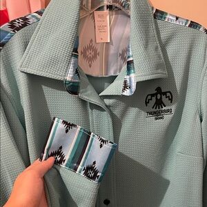 Thunderbird Brand Women's Long Sleeve Top - Teal